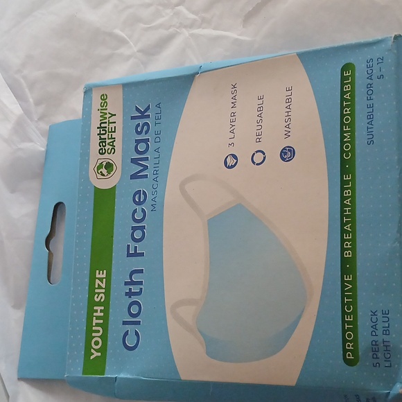 Earthwise Youth Size Cloth Face Mask NWT - Picture 4 of 5